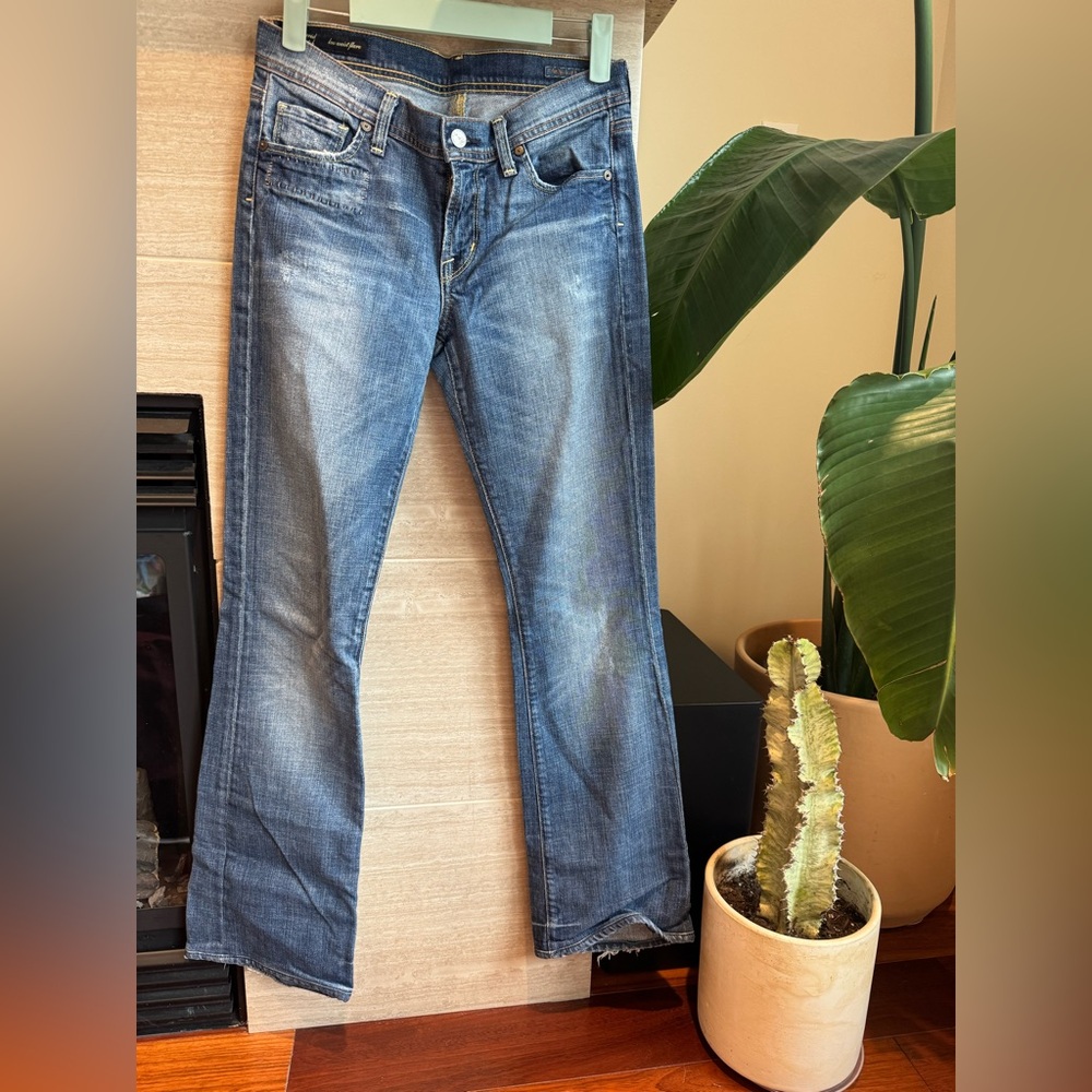 Citizens of Humanity Low Waist Flare Jeans- Ingrid Stretch